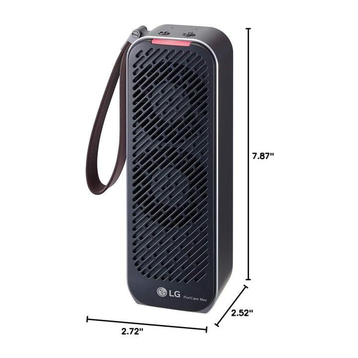 LG PuriCare Mini Air Purifier CADR 13 m³/h PM 1.0 Sensor, App Control, Portable | AP151MBA1