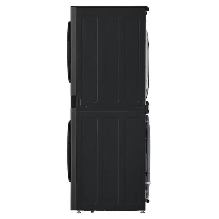LG Wash Tower With 12Kg Washer And 10Kg Dryer Capacity, 1400 RPM, Space-saving, TurboWash 360, Dual Inverter Heat Pump - Black Steel - W4W8BVPKZHM