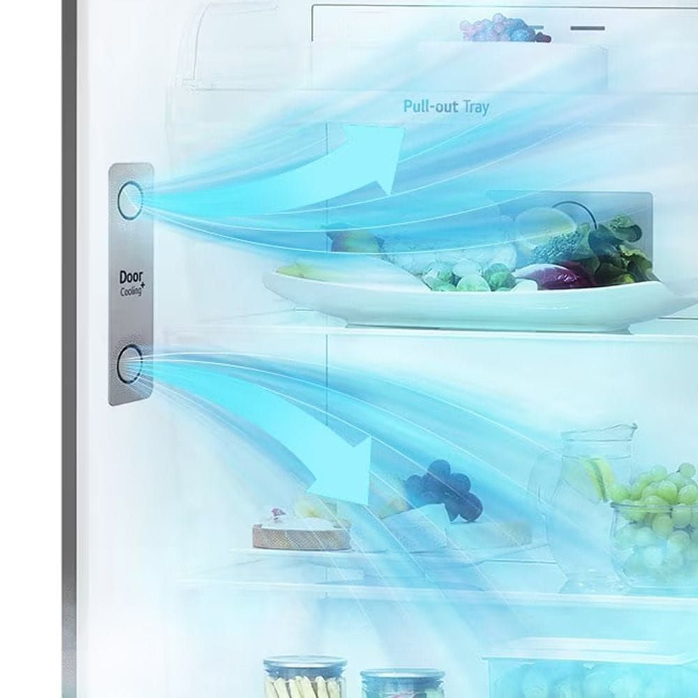 LG Double Door Refrigerator 600L Gross / 461L Net with LINEARCooling™, DoorCooling+™, Smart Inverter Compressor & Multi Air Flow | GR-B642PGFK.ABMQMEA