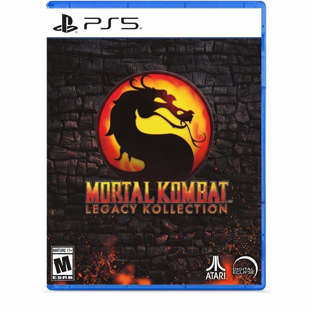 Sony Mortal Kombat Legacy Kollection Day 1 Edition PS5 Game, Classic Fighting Collection, Multiple Iconic Titles & Bonus Content