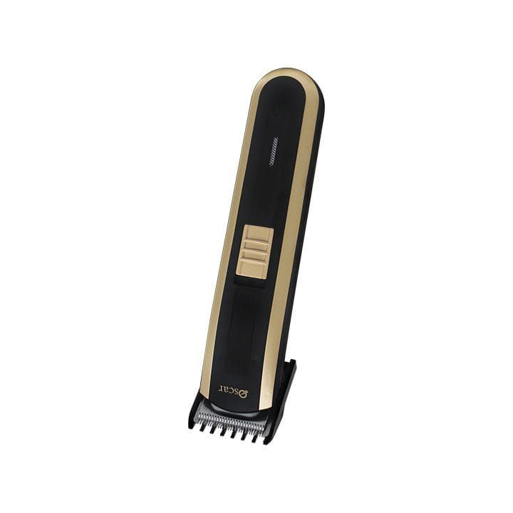 Oscar Hair And Beard Trimmer, Ergonomic Design, Sharp Blades, Rechargeable Battery For Smooth, Precise Grooming - Black/Gold - OHT2060GB