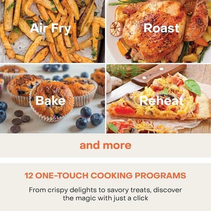 Nutricook Air Fryer Duo 2 Vision 8.5L Digital Air Fryer – Dual Basket Cooking, Visible Cooking Window, Rapid Hot Air Oil-Free Frying | NC-AFD185V