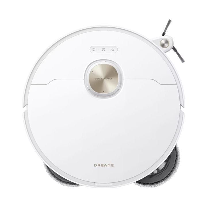 Dreame L40s Pro Ultra Robot Vacuum Cleaner, Dual Smart Brushes, Edge Reach Cleaning, Pet-Friendly Smart Control, All-in-One Power Dock - White - RLL74CE