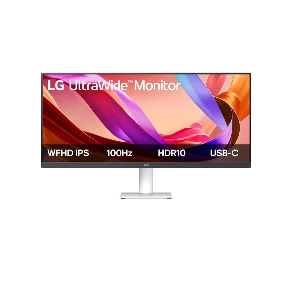 LG UltraWide 29-Inch FHD IPS Monitor, 21:9 UltraWide Display, 100Hz, HDR10, AMD FreeSync, White | 29U531A-W.AMA