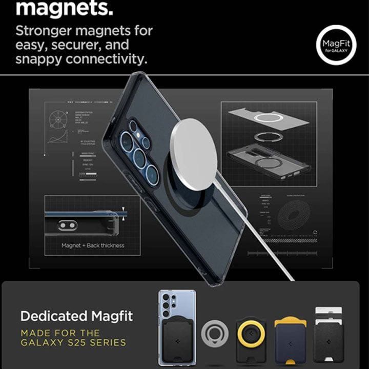 Spigen Galaxy S25 Ultra Case MagSafe & Drop-Resistant | Frost Black