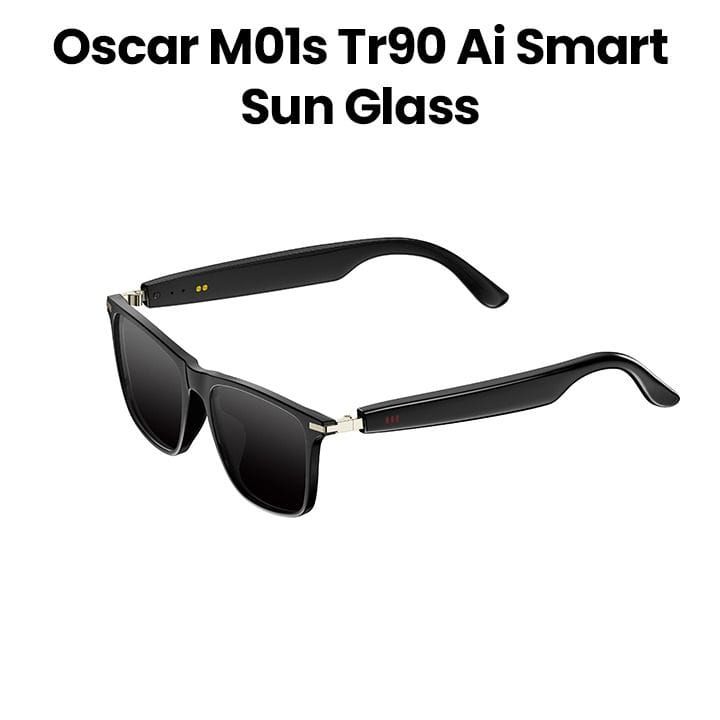 Oscar AI Smart Sunglasses, Skyvoice Freedom, Leisurely Chat, IP68 Dustproof And Waterproof, Pure Intonation, Dual Quality Control Mode - Black - M01S TR90