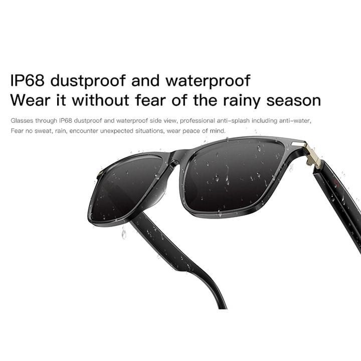 Oscar AI Smart Sunglasses, Skyvoice Freedom, Leisurely Chat, IP68 Dustproof And Waterproof, Pure Intonation, Dual Quality Control Mode - Black - M01S TR90