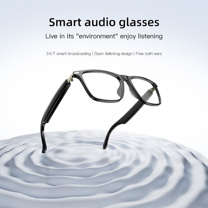 Oscar AI Smart Sunglasses, Skyvoice Freedom, Leisurely Chat, IP68 Dustproof And Waterproof, Pure Intonation, Dual Quality Control Mode - Black - M01S TR90