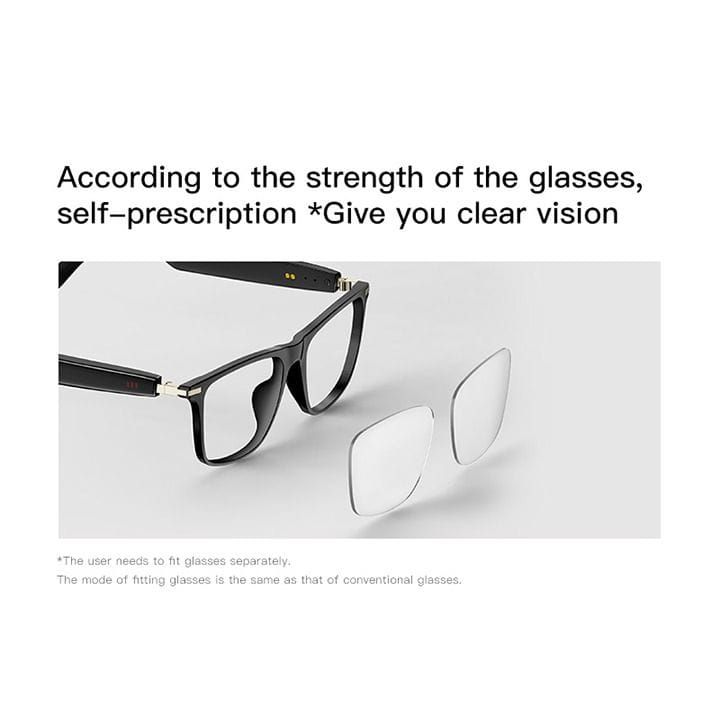 Oscar AI Smart Sunglasses, Skyvoice Freedom, Leisurely Chat, IP68 Dustproof And Waterproof, Pure Intonation, Dual Quality Control Mode - Black - M01S TR90