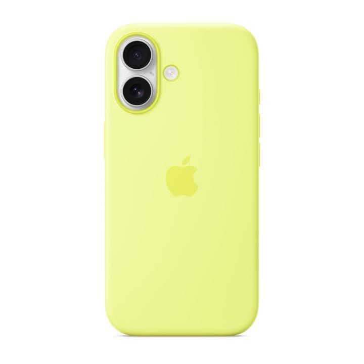 Apple Silicone Case With MagSafe For iPhone 17, Precision Fit And Sleek Profile, Reliable Everyday Protection - Neon Yellow - MGEV4ZM/A