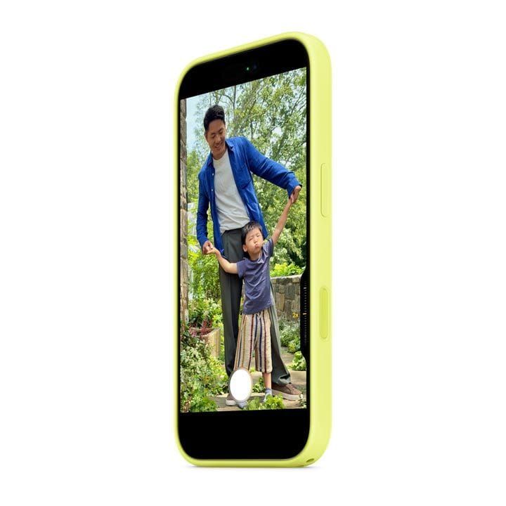 Apple Silicone Case With MagSafe For iPhone 17, Precision Fit And Sleek Profile, Reliable Everyday Protection - Neon Yellow - MGEV4ZM/A