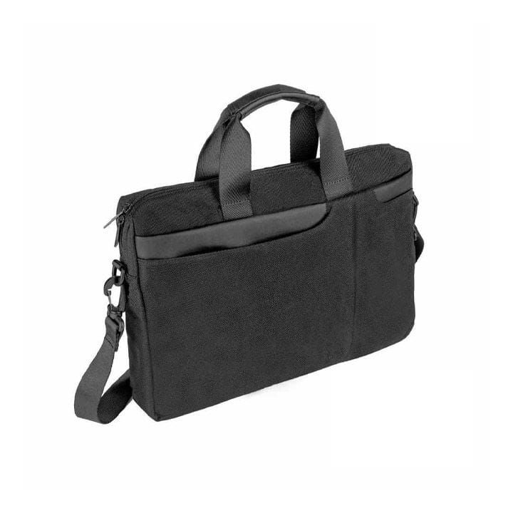 Personalized Change Collection RPET Messenger Bag – Eco-Friendly Recycled Polyester Laptop Shoulder Bag for Work & Travel – Black | MBSN 972