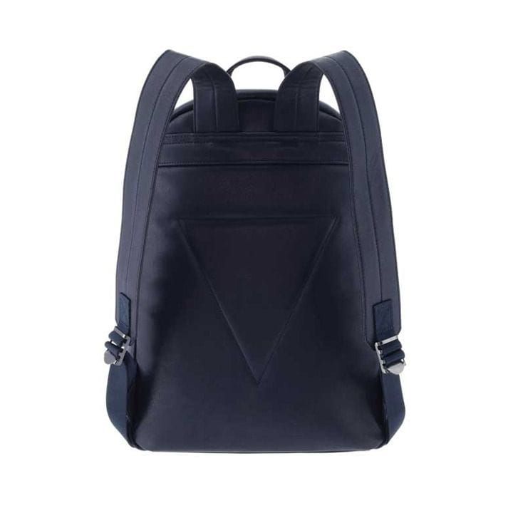 Personalized Santhome Vinbac 15.4" Laptop Backpack – Lightweight Artificial Leather, Double Padded Straps & Comfortable Everyday Carry – Navy Blue | BPSN 921