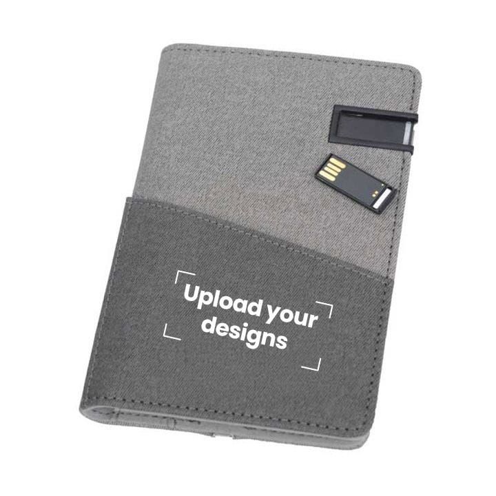 Personalized Santhome Krim Multi-Functional Passport Holder – 4000mAh Powerbank, 8GB USB, LCD Display, Micro & Lightning Cable – Travel Organizer