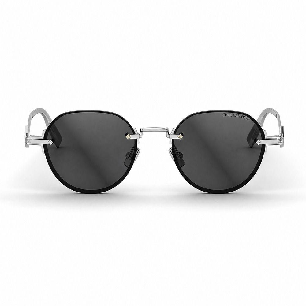 Dior Men DM40162F Pantos Sunglasses - Vintage-Inspired Jewelry Accents, UV Protection, Lightweight Metal Frame | 192337226793