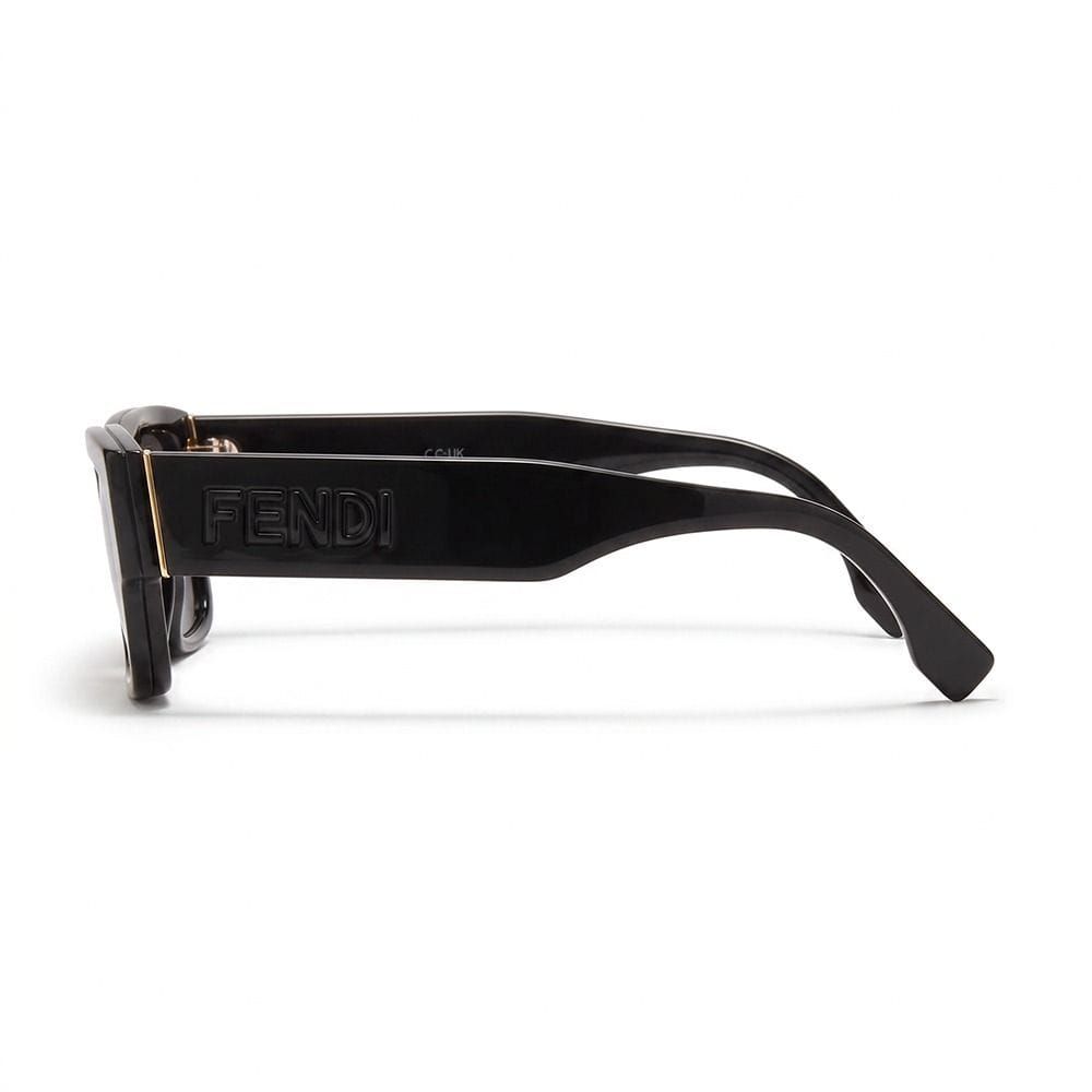 Fendi Men FE40118I Cat-Eye Sunglasses - Oversized Acetate Frame, Gradient UV Protection Lenses, Luxury Italian Designer Eyewear | 192337151903