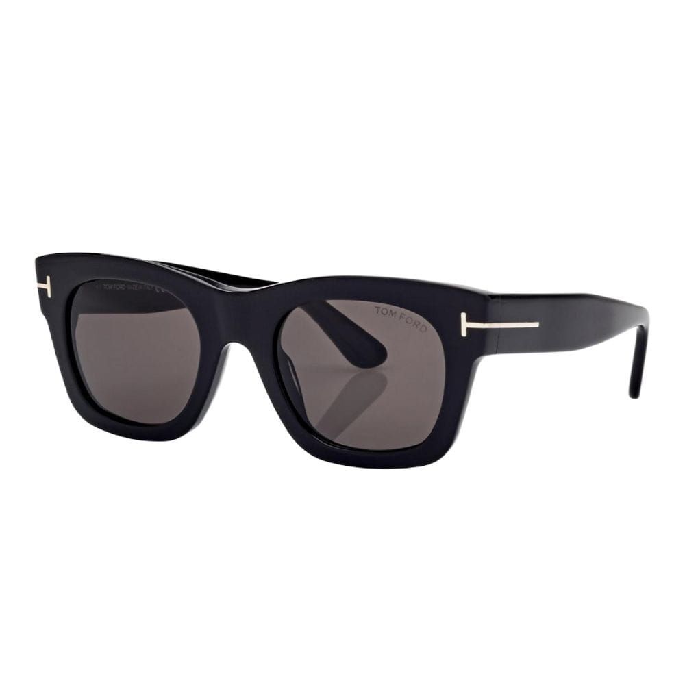 Tom Ford Emma-02 FT1314 Sunglasses – Oversized Butterfly Frame, Acetate Designer Eyewear, UV Protection Lenses | Black/Grey - 889214626141