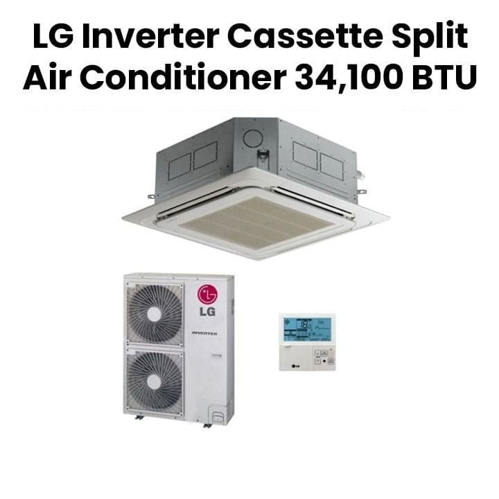 LG Inverter Cassette Split Air Conditioner 34,100 BTU | AT-Q36GNLT1