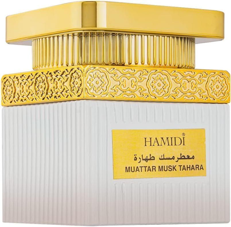 Hamidi Musk Tahara Muattar 100% Pure Oriental Bakhoor, Long-Lasting Smoke-Free Fragrance, Premium Incense for Home & Prayer - 50g