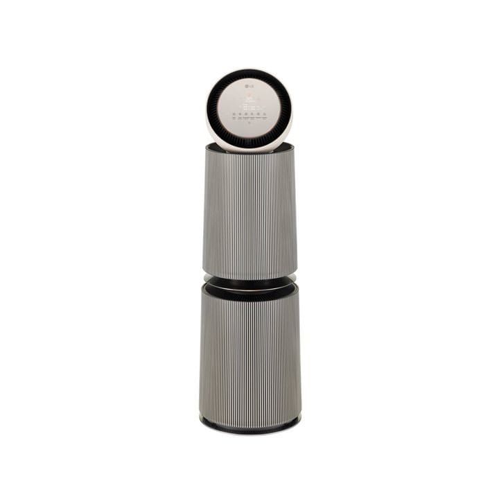 LG PuriCare Alpha Majlis 360° Air Purifier, 104m² Room Capacity, HEPA Filter, BLDC Motor, Smart indicator, AQI Status, UVnano - Natural Beige - AS10GDBY0