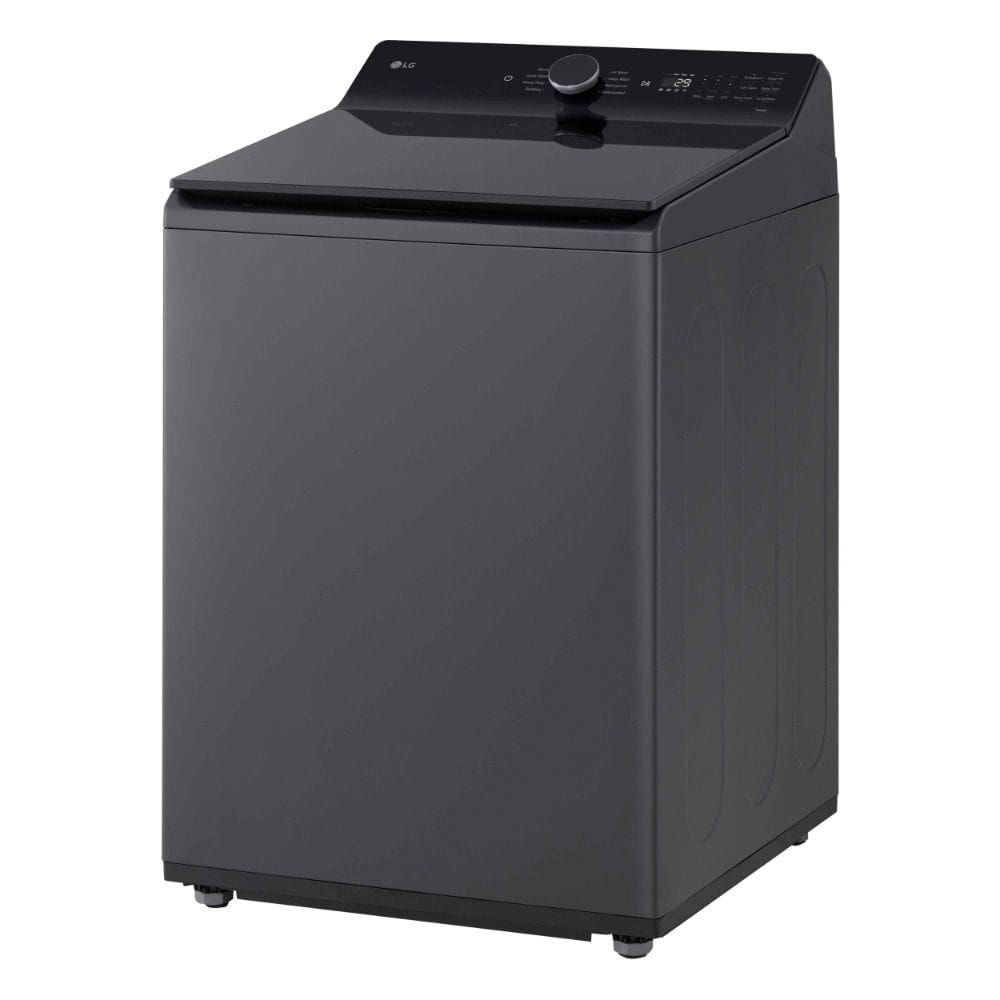 LG 21KG Top Load Inverter Washing Machine, AI DD, 6 Motion DD, TurboWash, Jet Spray, Wi-Fi ThinQ | Platinum Black - T21X2EHHTPA.APBPMEA
