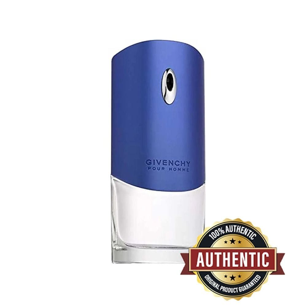 Givenchy Pour Homme Blue Label Eau de Toilette for Men, Fresh Woody Citrus Fragrance with Grapefruit, Pepper, Cedarwood & Vetiver - 100ml