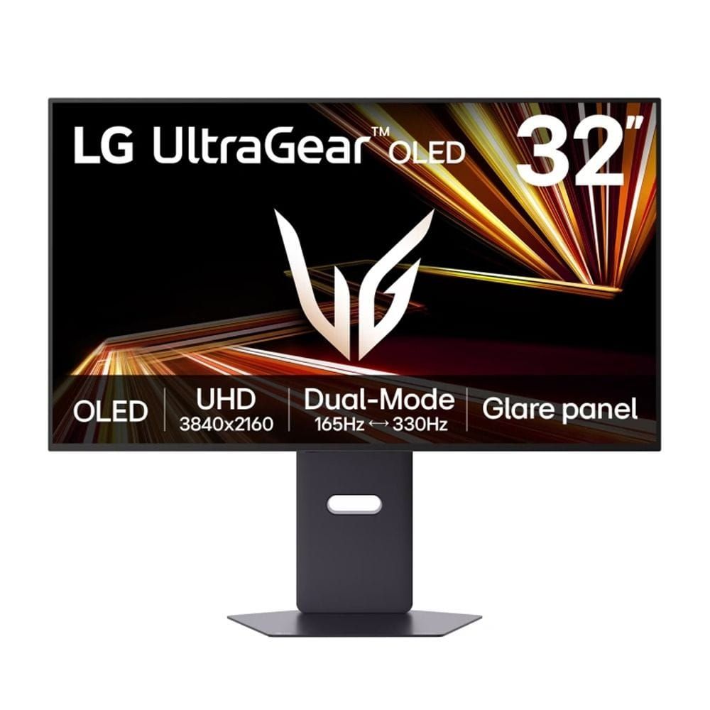LG UltraGear 32" OLED Dual Mode Gaming Monitor, 4K 165Hz/FHD 330Hz, 0.03ms Response Time, G-SYNC, FreeSync Premium Pro | Black - 32GX850A-B.AMA