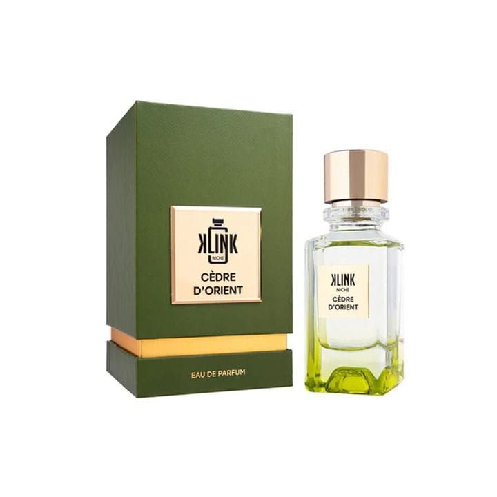 Klink Niche Cèdre d’Orient Unisex Eau de Parfum 100ml – Cedarwood, Spicy Notes, Amber & Musk Warm Woody Oriental Long-Lasting Fragrance | 5425039223902